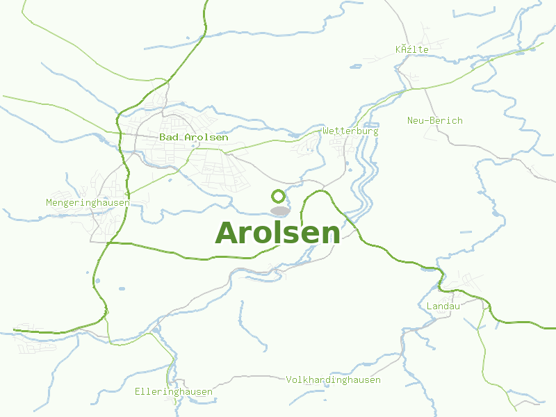 Karte von Arolsen