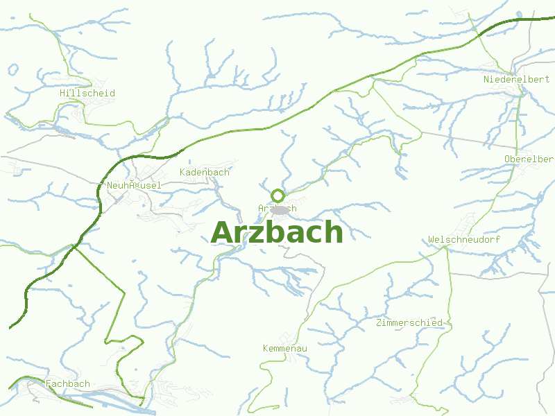 Karte von Arzbach