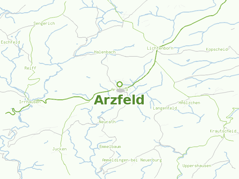 Karte von Arzfeld