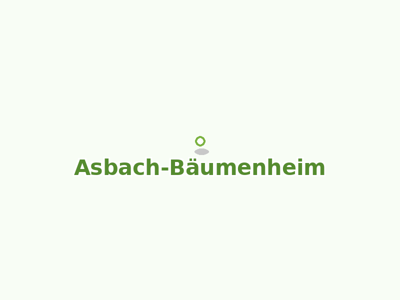 Karte von Asbach-Bäumenheim