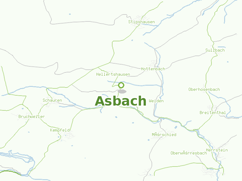 Karte von Asbach