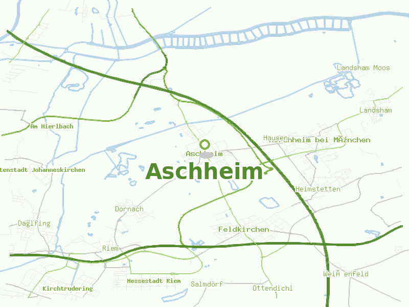 Karte von Aschheim