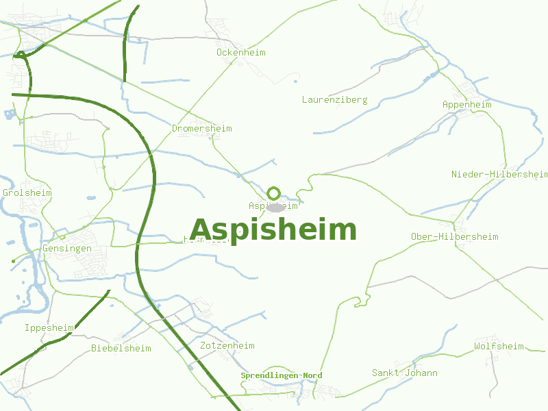 Karte von Aspisheim