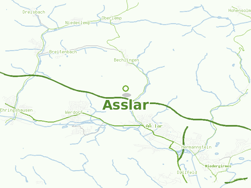 Karte von Asslar