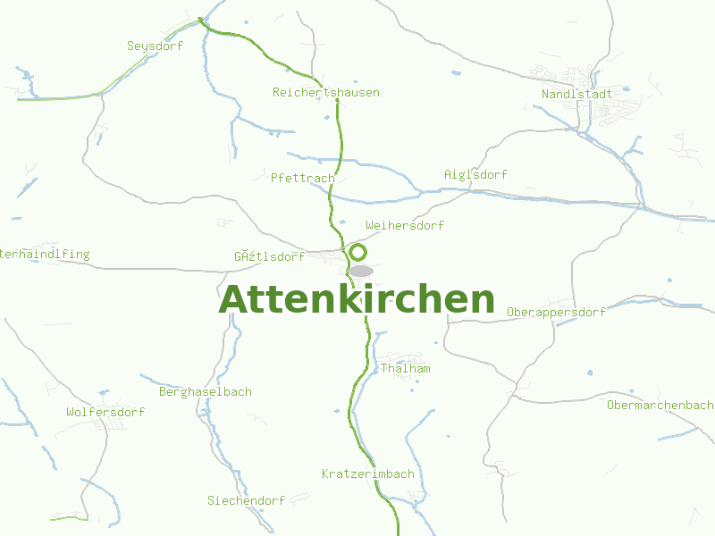 Karte von Attenkirchen