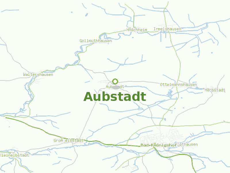 Karte von Aubstadt