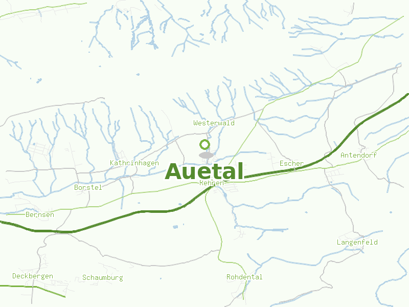 Karte von Auetal