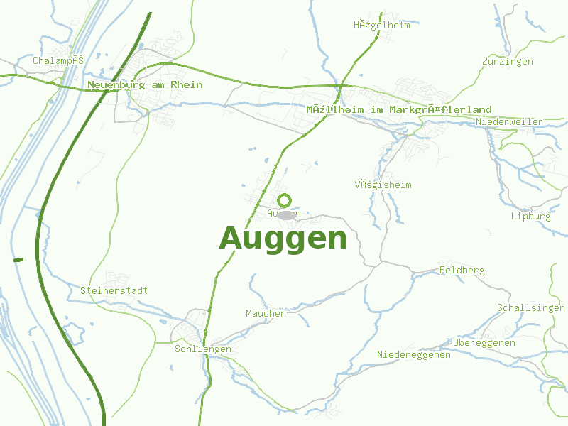 Karte von Auggen
