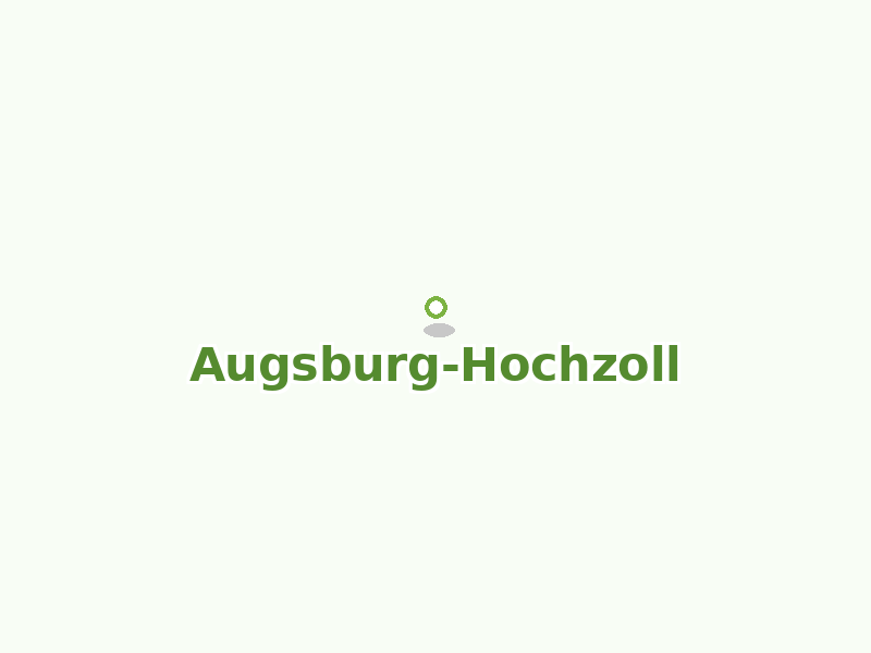 Karte von Augsburg-Hochzoll