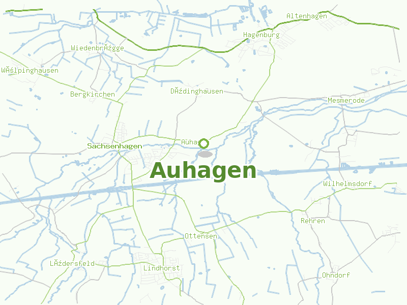 Karte von Auhagen