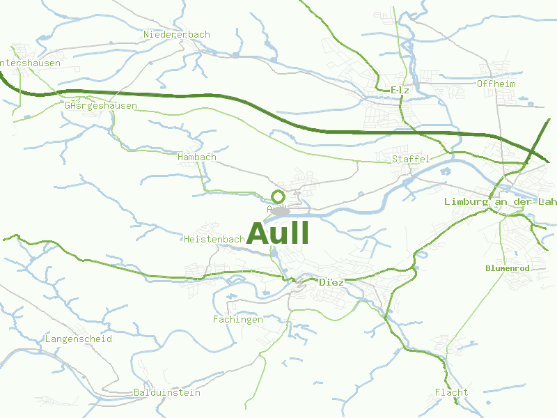 Karte von Aull