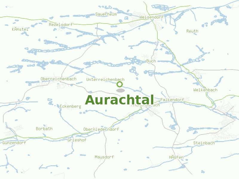 Karte von Aurachtal