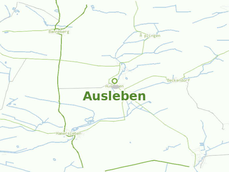 Karte von Ausleben