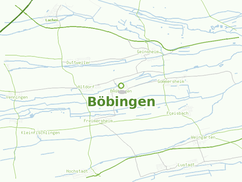 Karte von Böbingen
