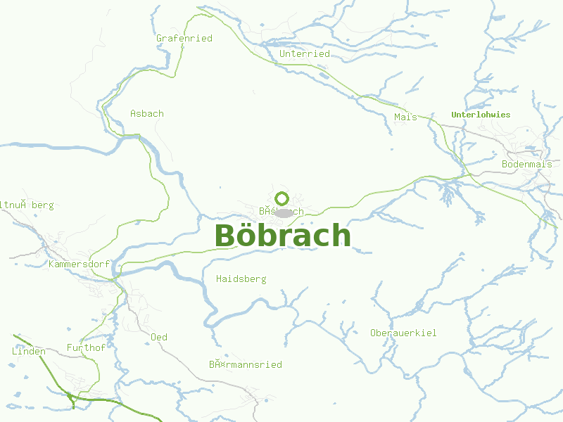 Karte von Böbrach