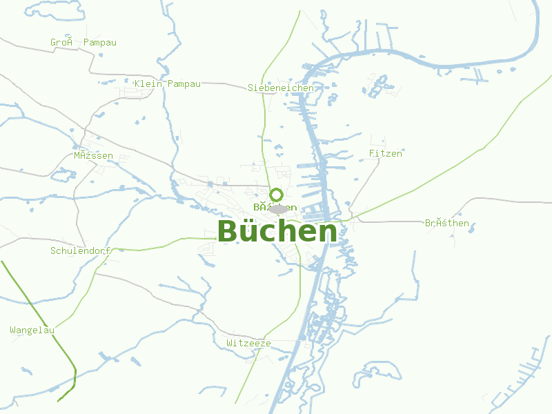 Karte von Büchen
