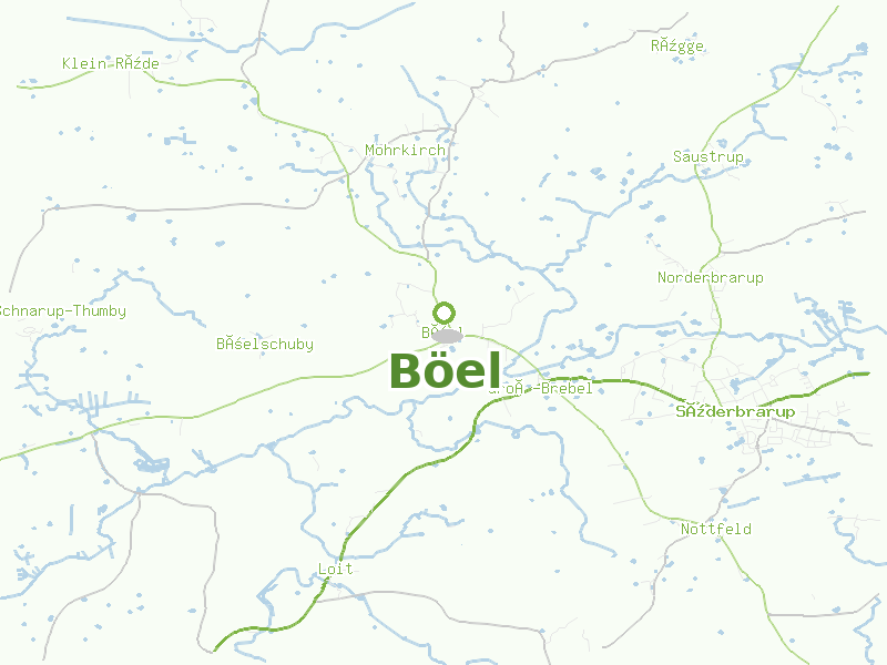 Karte von Böel