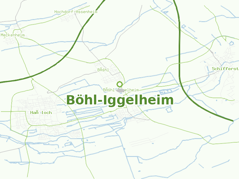 Karte von Böhl-Iggelheim