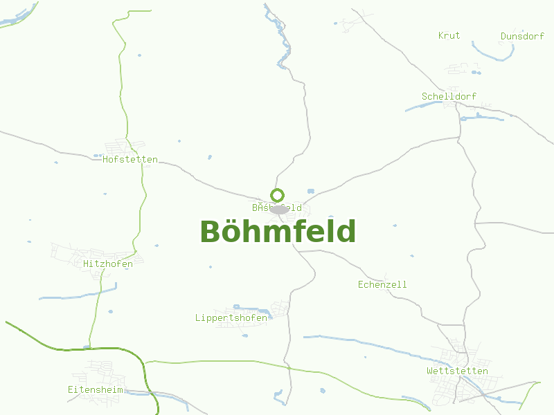 Karte von Böhmfeld