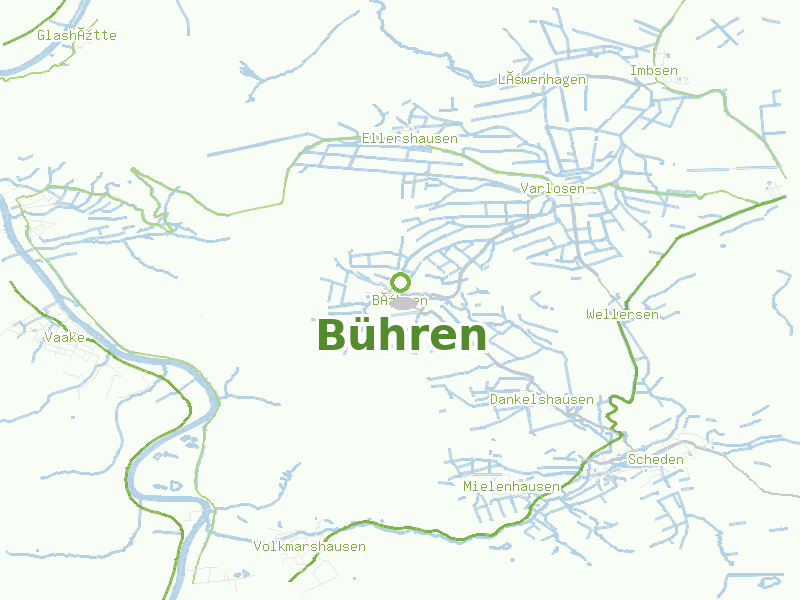 Karte von Bühren