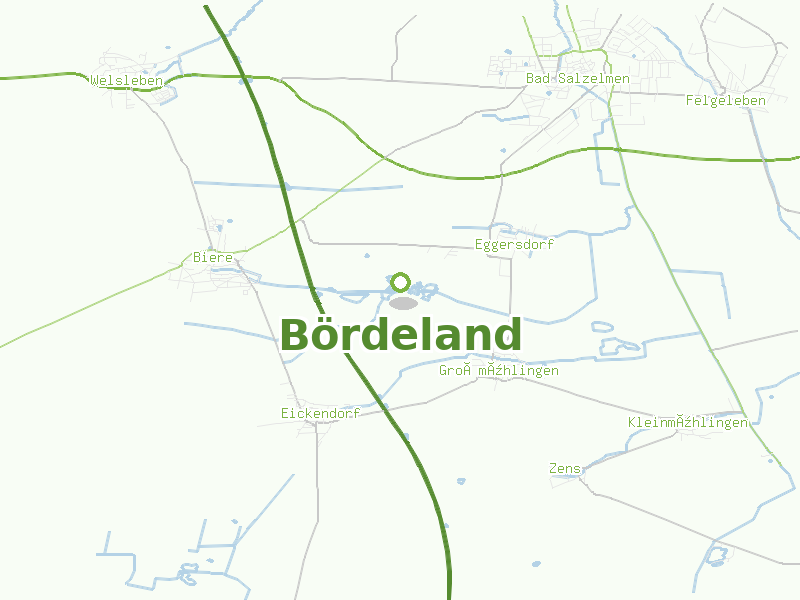 Karte von Bördeland