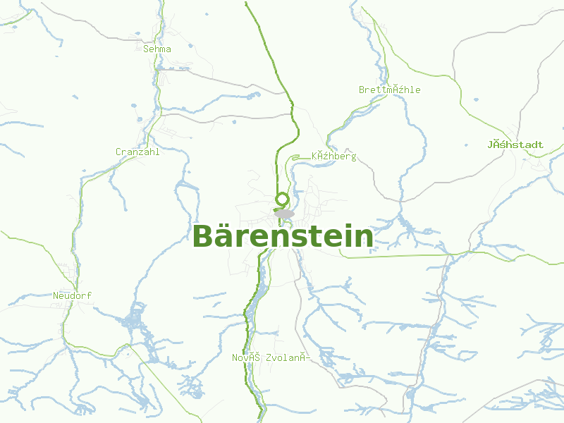 Karte von Bärenstein