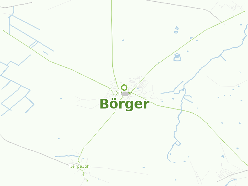 Karte von Börger