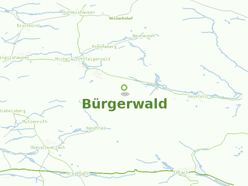 Karte von Bürgerwald