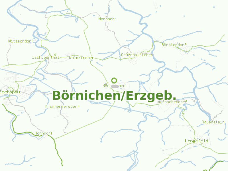 Karte von Börnichen/Erzgeb.
