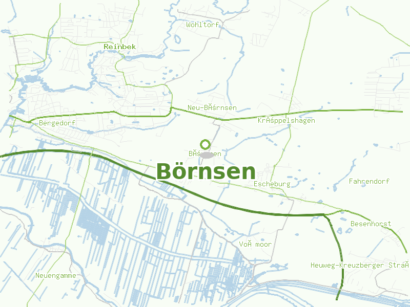 Karte von Börnsen