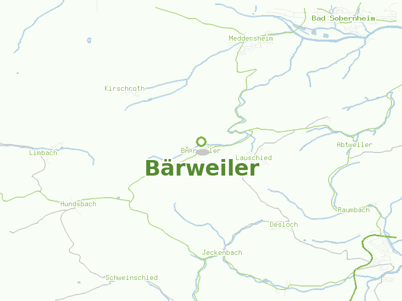 Karte von Bärweiler