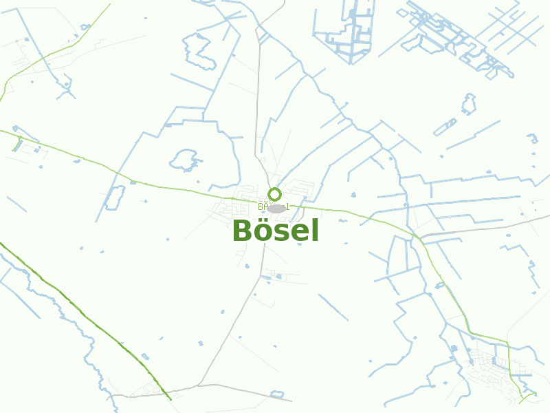 Karte von Bösel