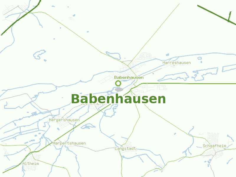 Karte von Babenhausen