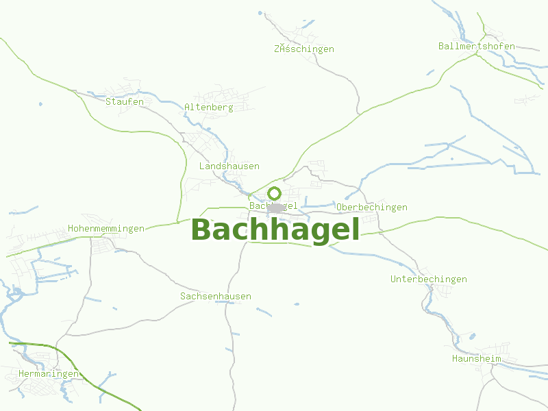 Karte von Bachhagel