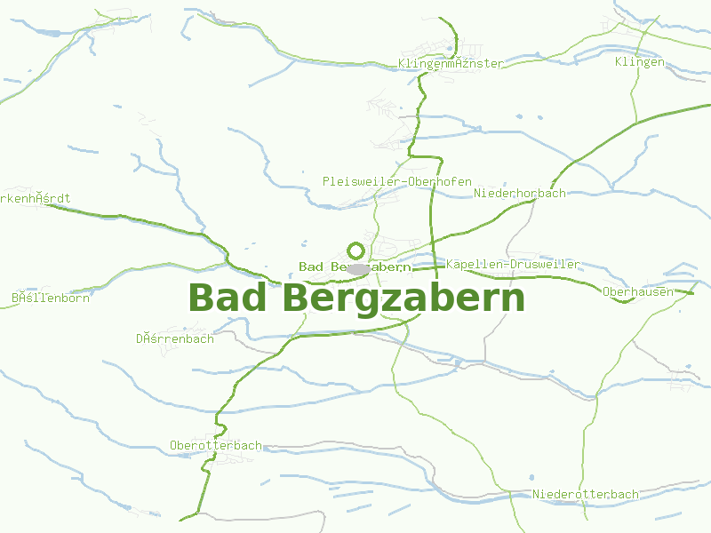 Karte von Bad Bergzabern