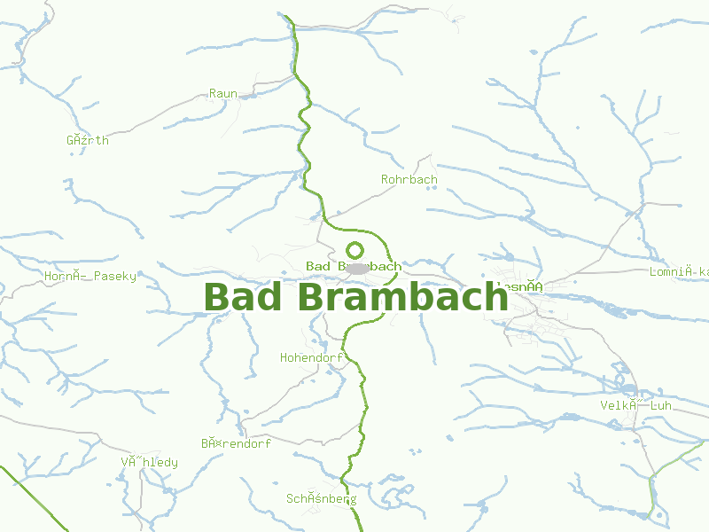 Karte von Bad Brambach