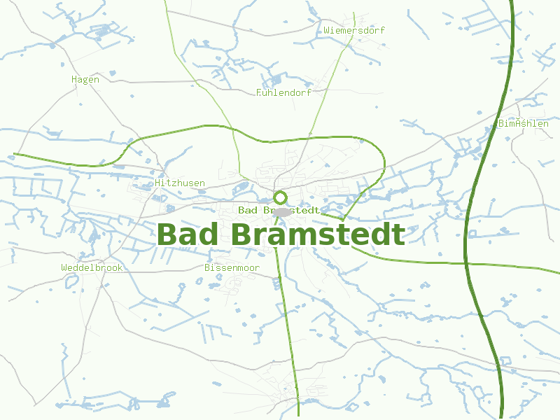 Karte von Bad Bramstedt