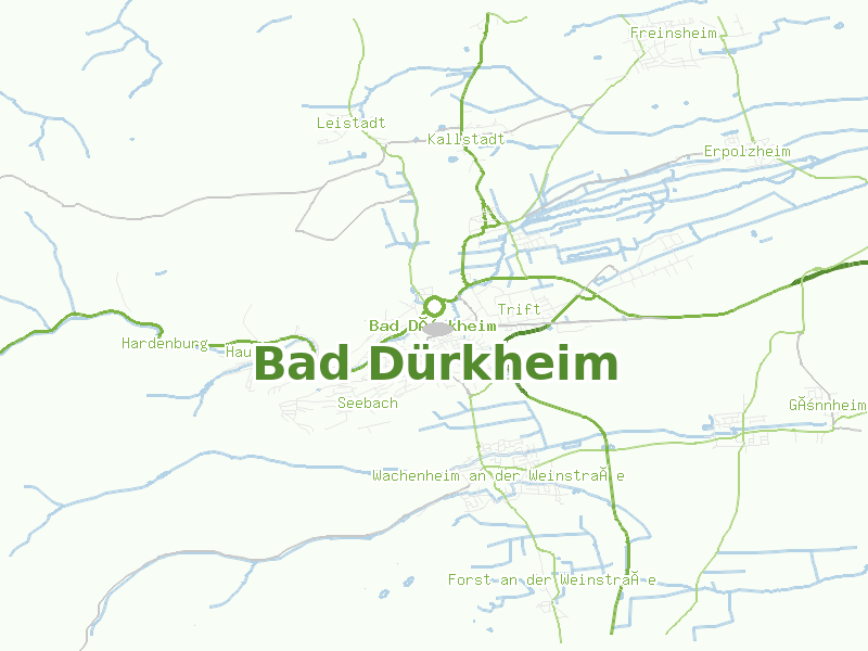 Karte von Bad Dürkheim