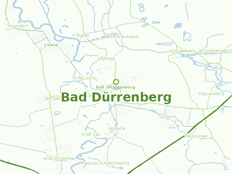 Karte von Bad Dürrenberg