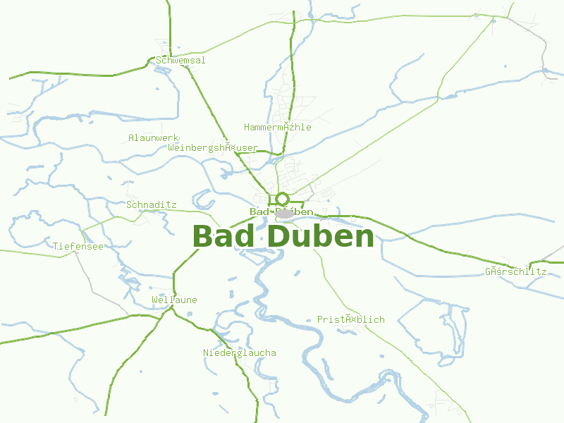 Karte von Bad Duben