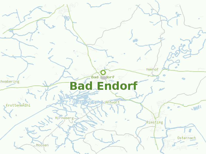 Karte von Bad Endorf