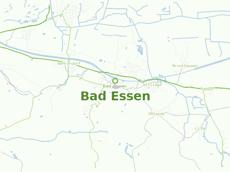 Karte von Bad Essen