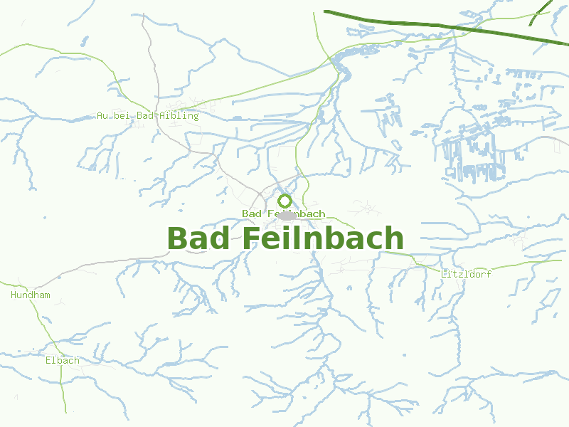 Karte von Bad Feilnbach