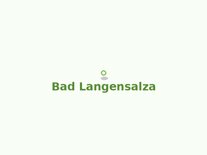 Karte von Bad Langensalza
