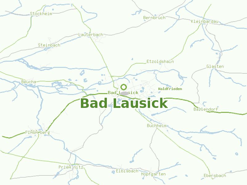 Karte von Bad Lausick