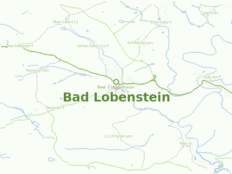 Karte von Bad Lobenstein