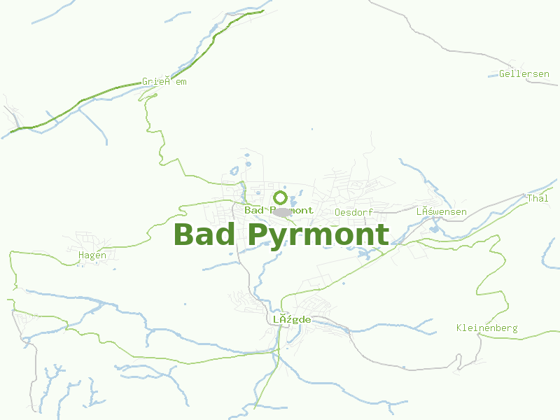 Karte von Bad Pyrmont