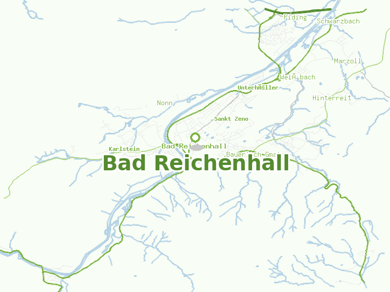 Karte von Bad Reichenhall