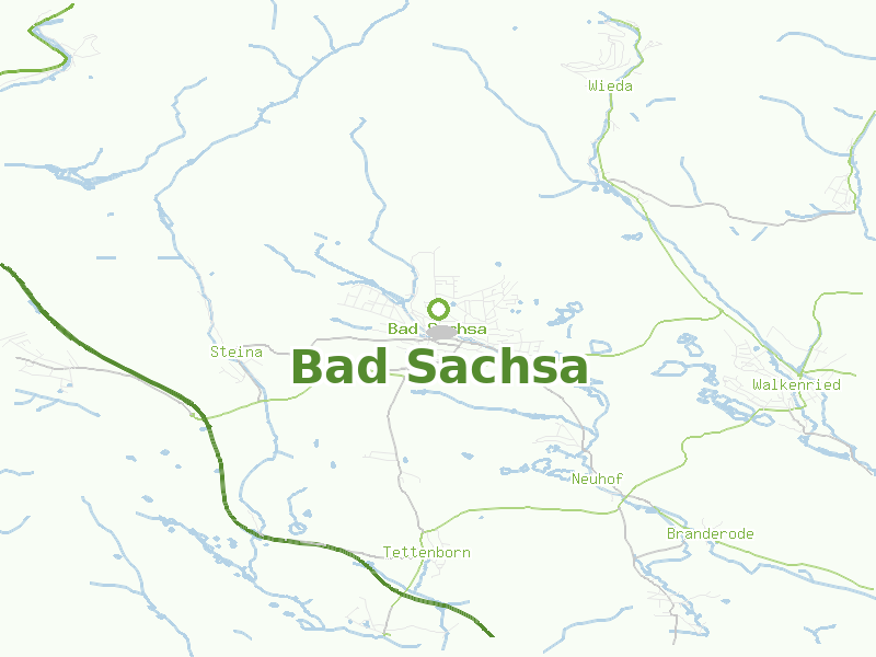 Karte von Bad Sachsa