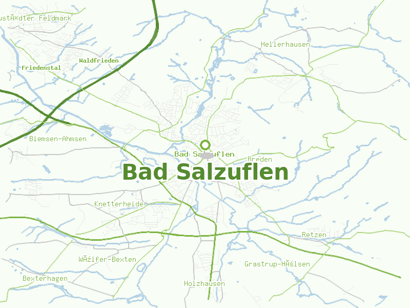 Karte von Bad Salzuflen